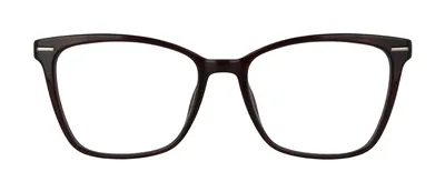 Appoint Brown cat-eye prescription eyeglasses, front view