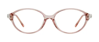 Audrey Amethyst round prescription eyeglasses, front view
