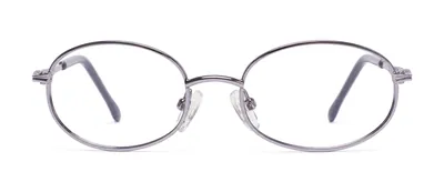 Ballet Violet oval prescription eyeglasses, front view