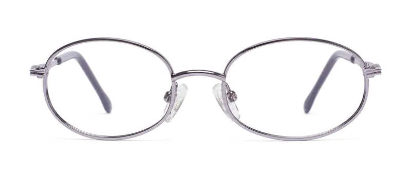 Ballet Violet oval prescription eyeglasses, front view