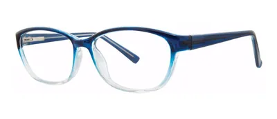 Next Blue Fade cat-eye prescription eyeglasses, angled view